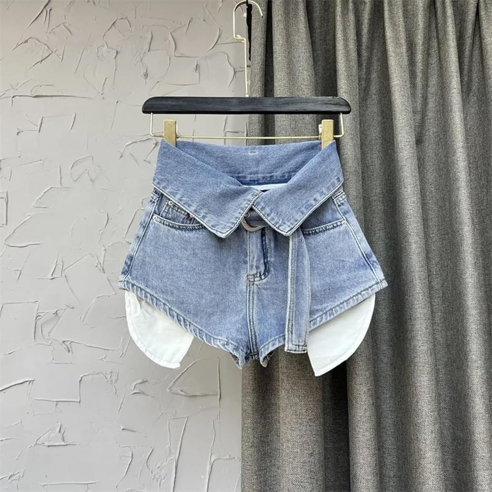 パンツ wide denim shorts M 28672375_58031941_322.jpg
